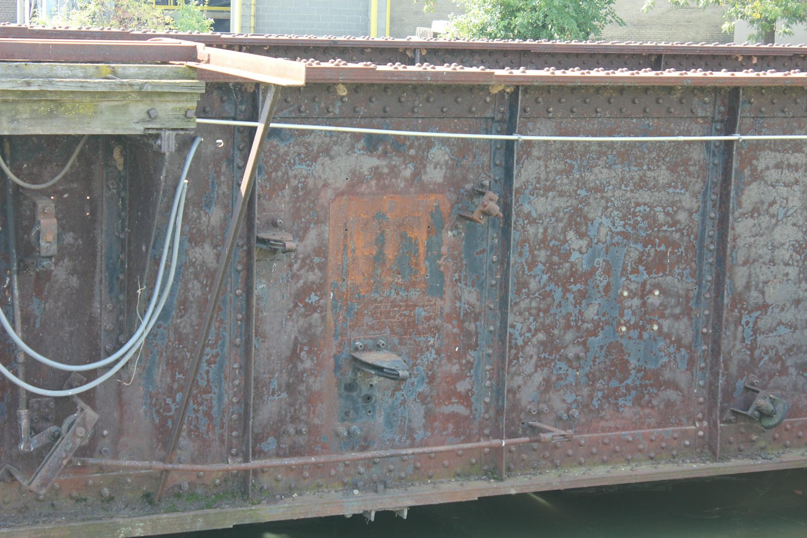 Empty holes from missing machinery box